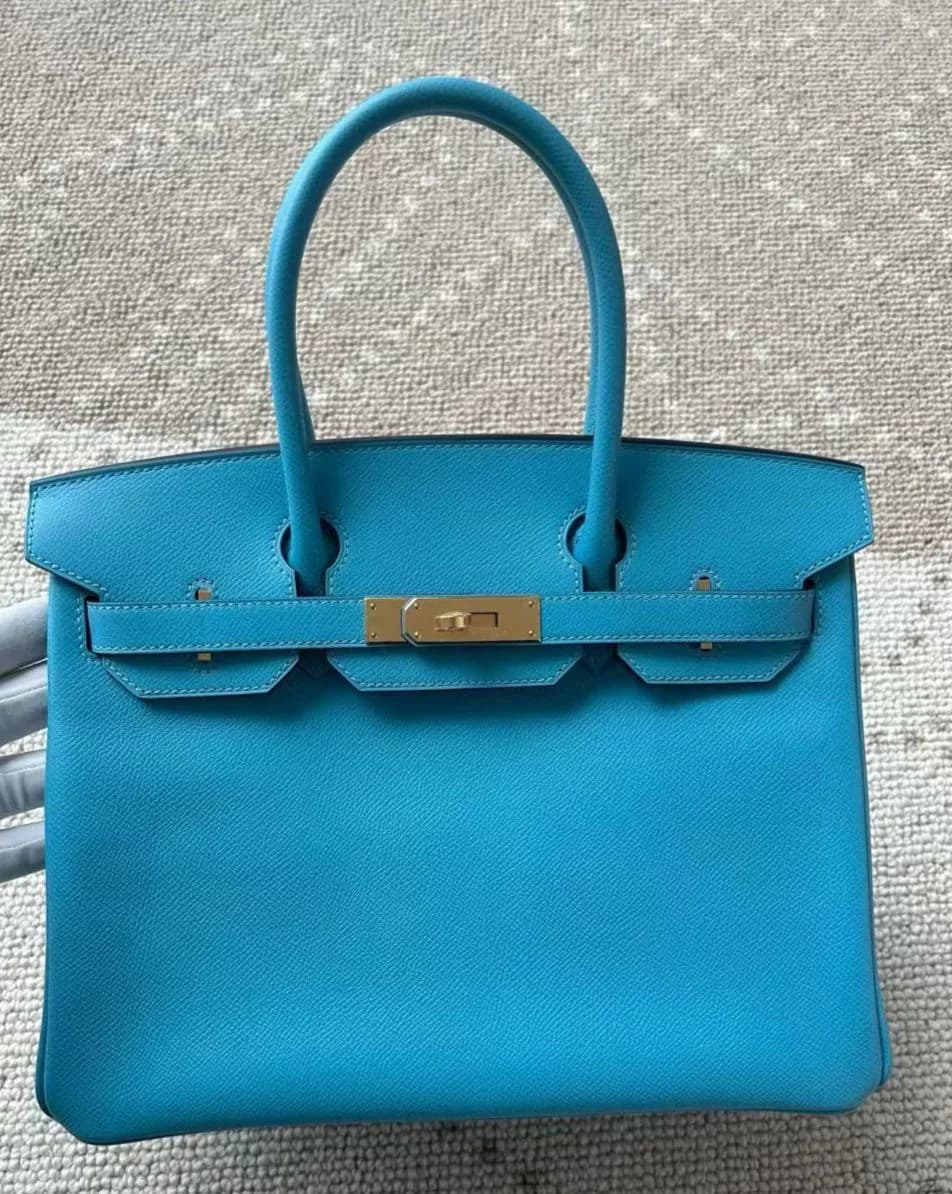Hermès Birkin 30 Deep Blue Epsom Leather Gold Hardware (2016)