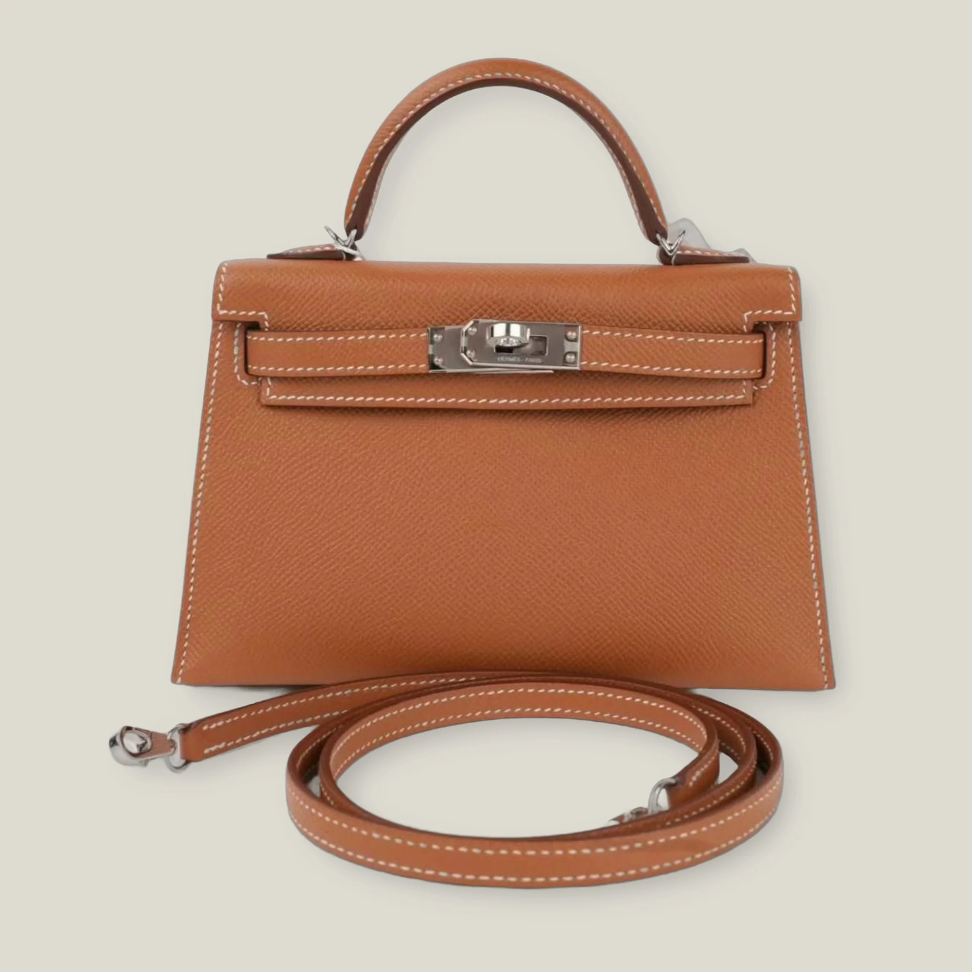 Hermès Kelly 20 in Gold