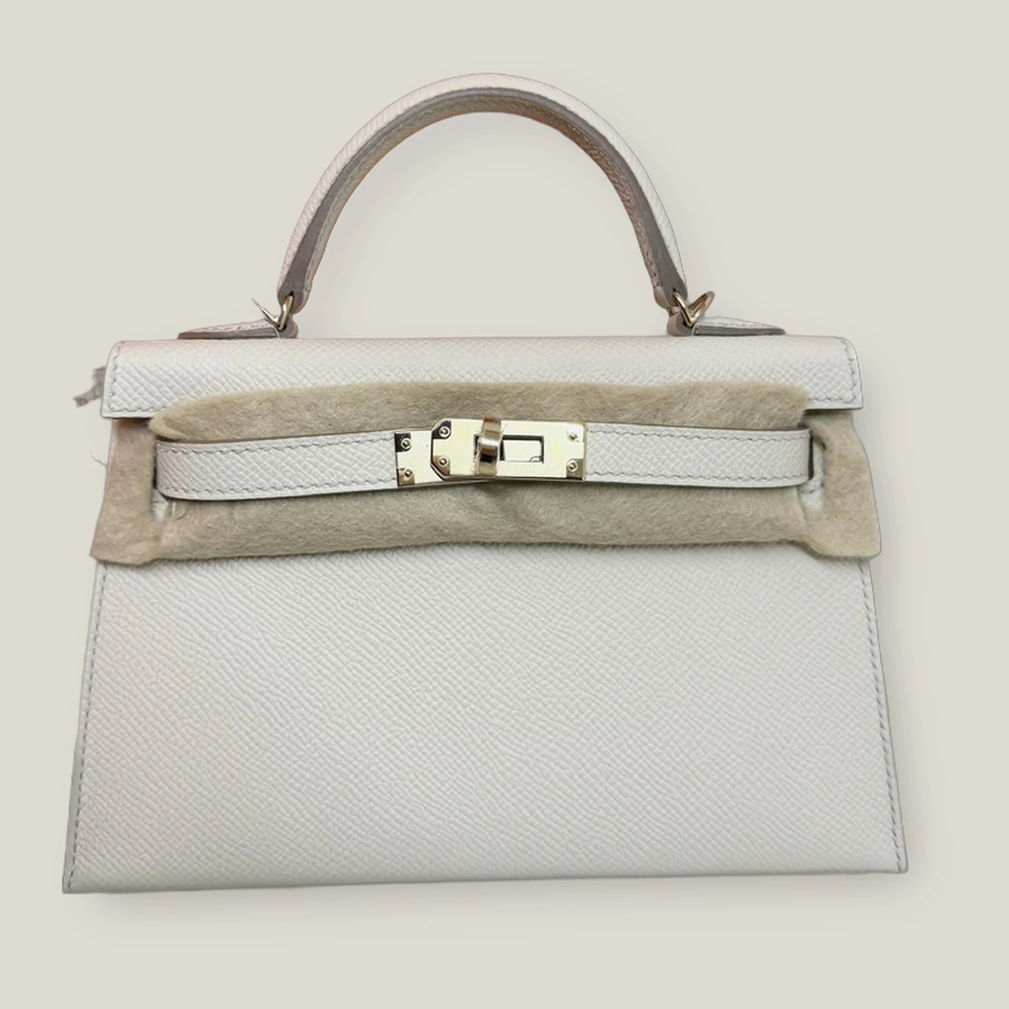 Hermès Kelly 20 in White/Cream