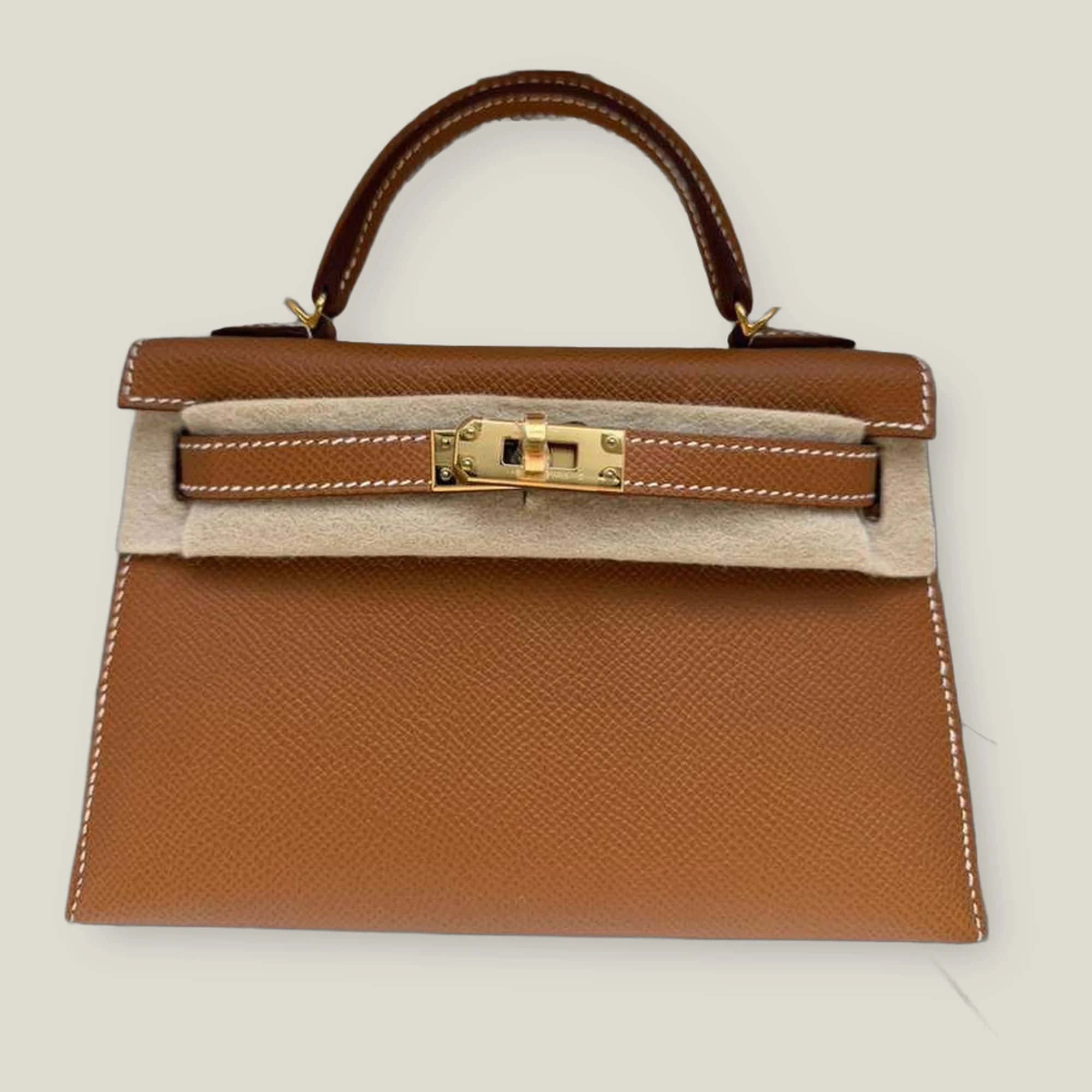 Hermès Kelly 28 Ebene Togo Leather Gold Hardware (Stamp Y)