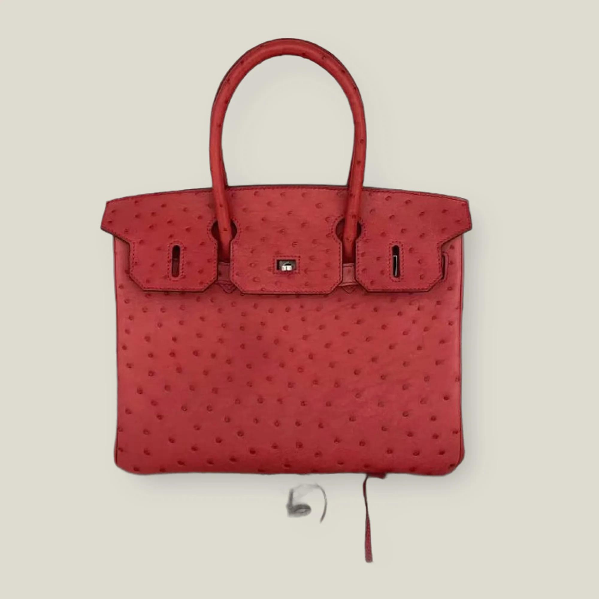 Hermès Birkin 30 Bougainvillier Ostrich Gold Hardware (2017) - Image 1