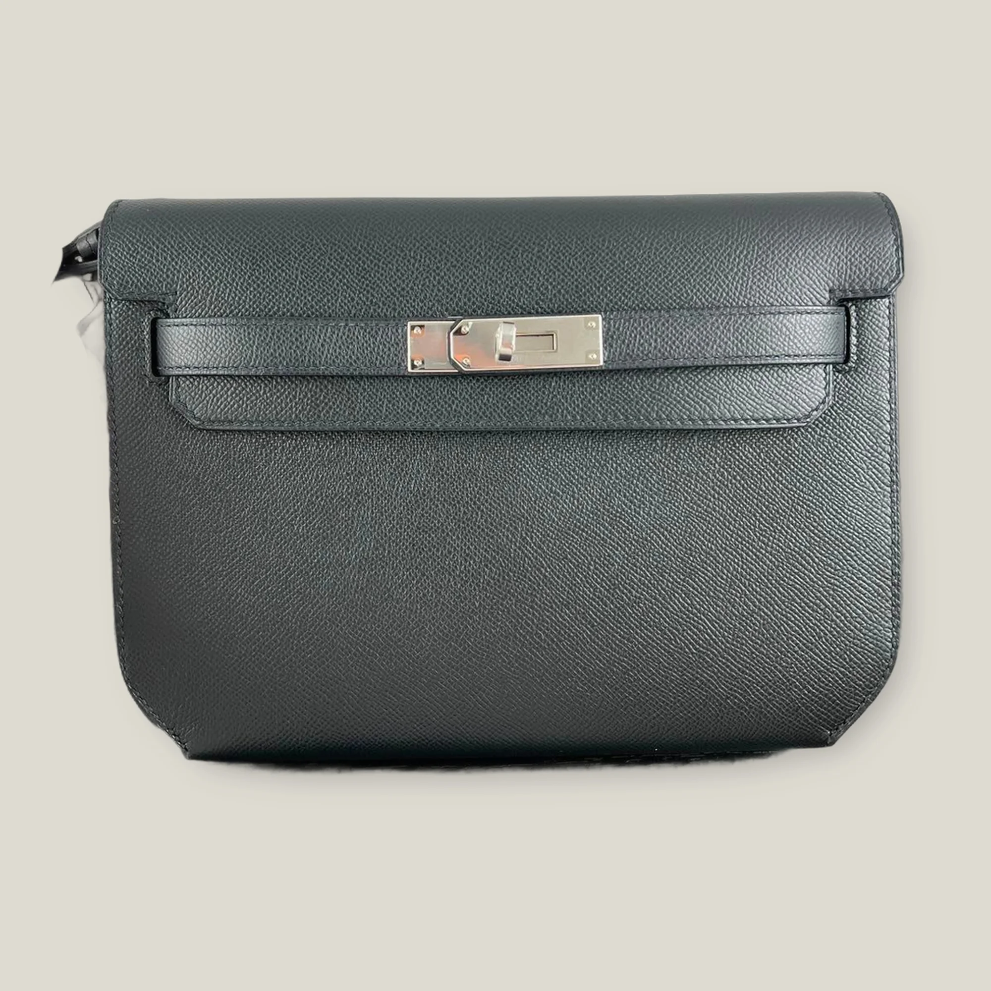 Hermès Kelly 25 Black Epsom Palladium Hardware (2025)