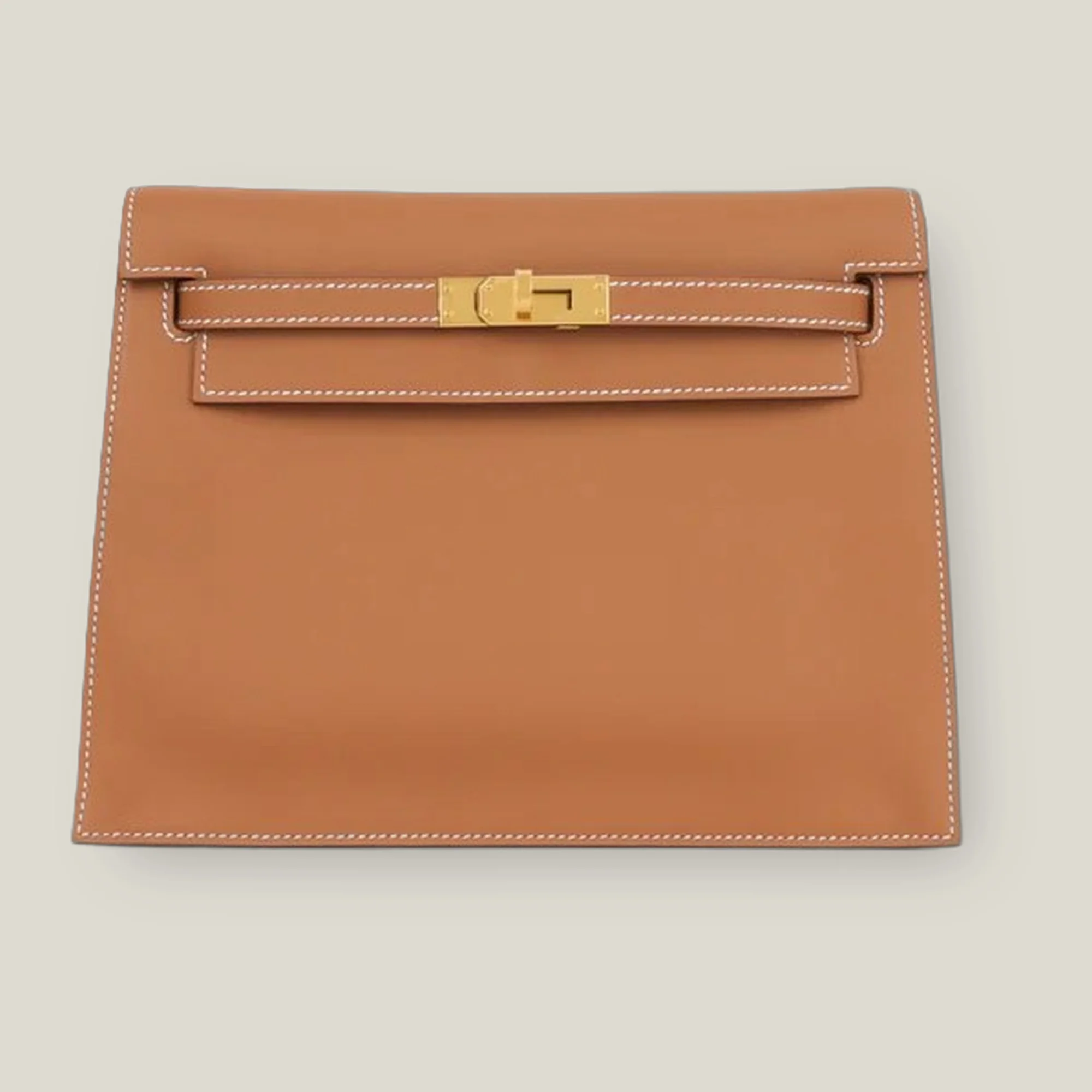 Hermès Kelly Pochette Gold Swift Gold Hardware (2024) - Image 1