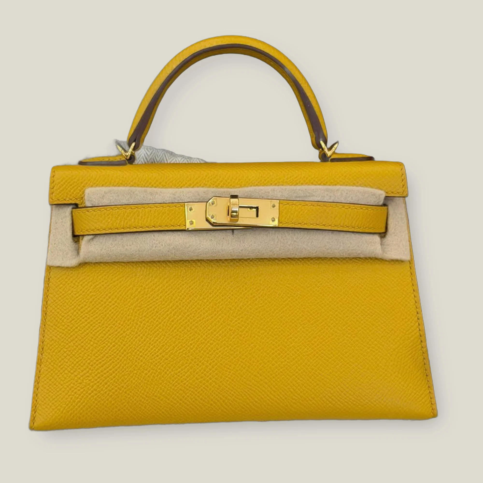 Hermès Kelly 20 in Yellow