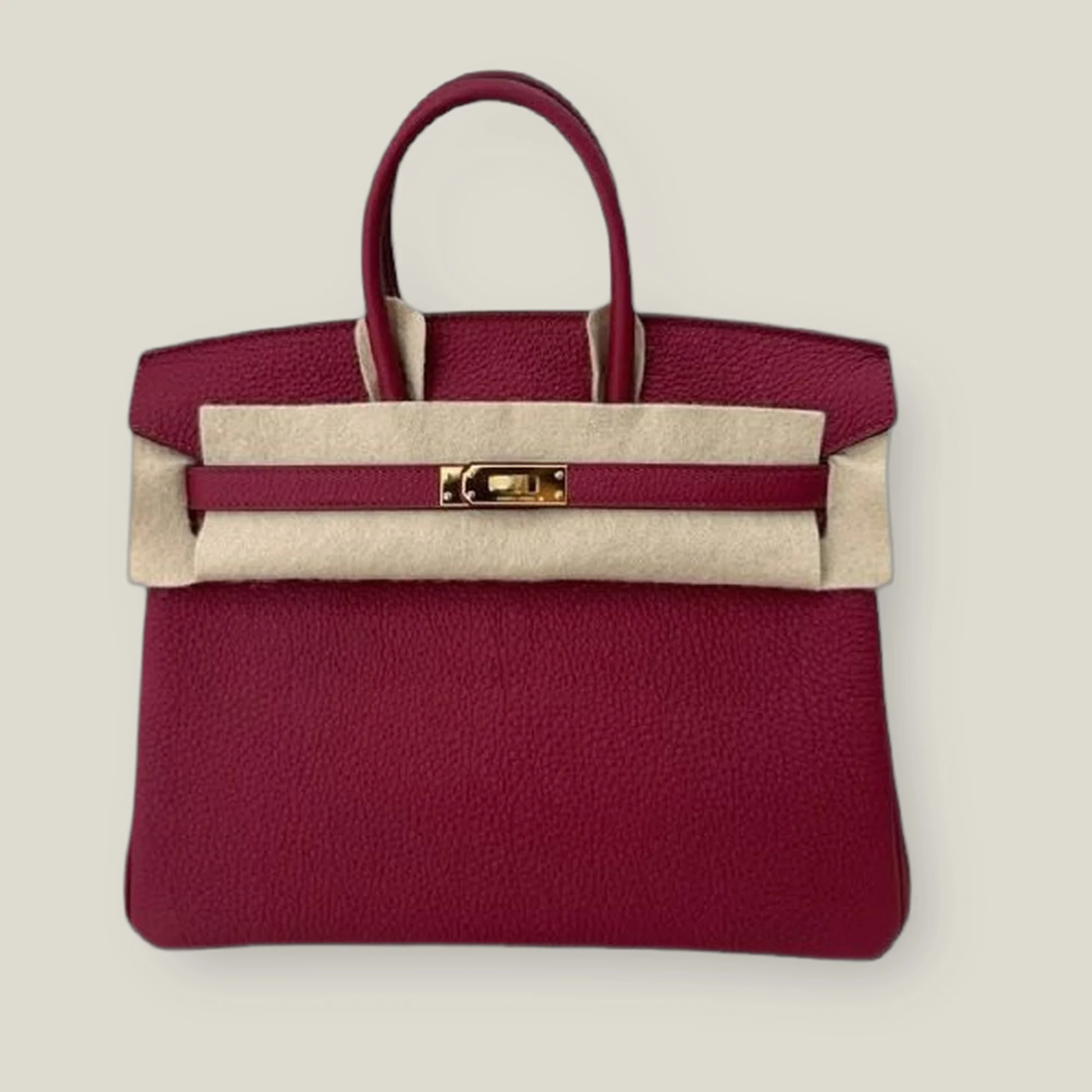 Hermès Birkin 25 Ruby Red Togo Gold Hardware (2023) - Image 1