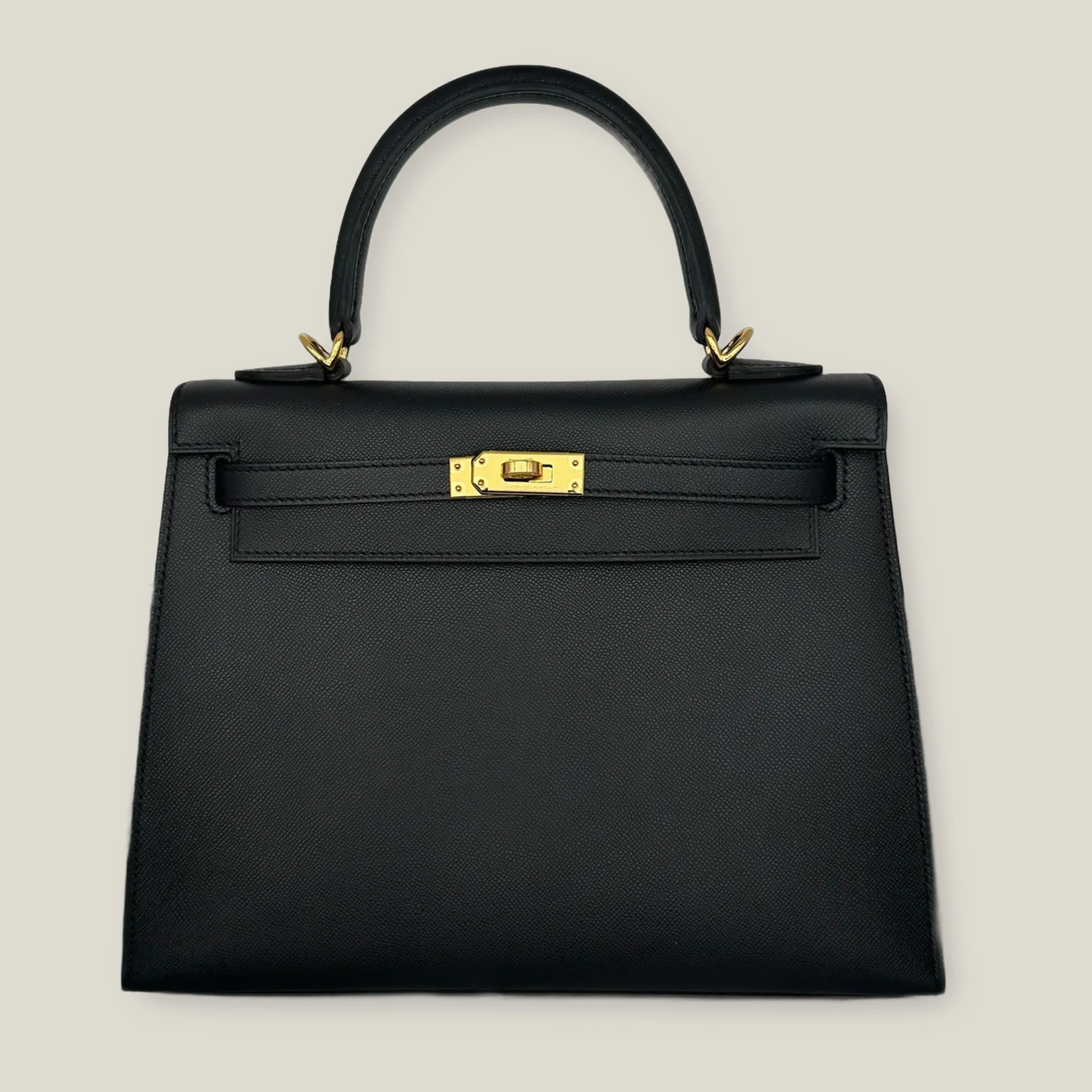 Hermès Kelly Disorder Black Epsom Gold Hardware