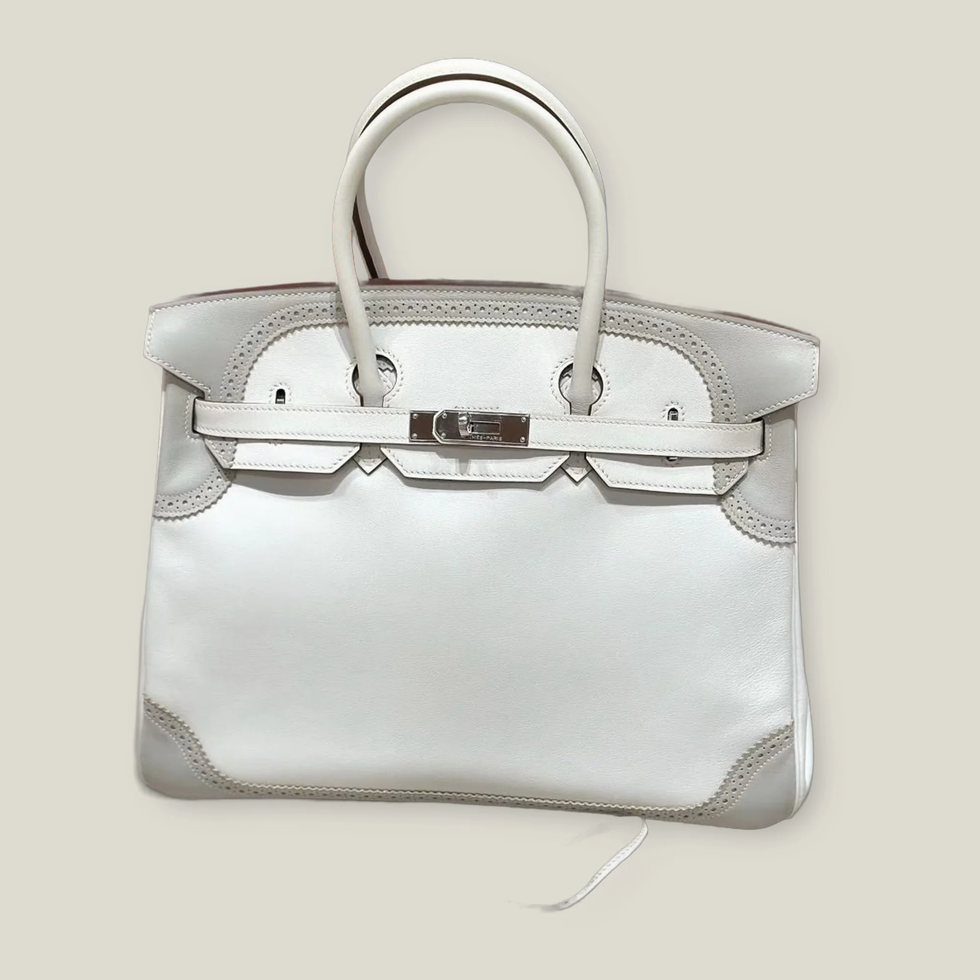 Hermès Birkin 35 in White/Cream